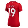 Maglia ufficiale Liverpool 2023-24 Elliot 19 Casa per Donna